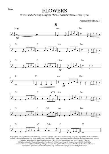 Flowers (arr. Bruna T.)