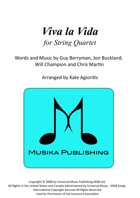 Viva La Vida (arr. Kate Agioritis)