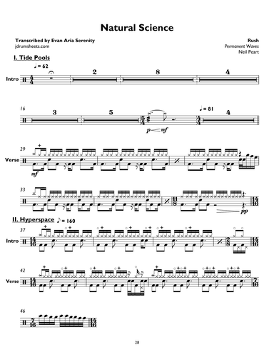 Natural Science (arr. Evan Aria Serenity)