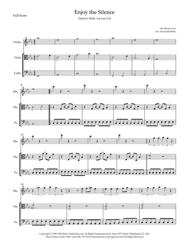 Enjoy The Silence (arr. Fernando Britto)