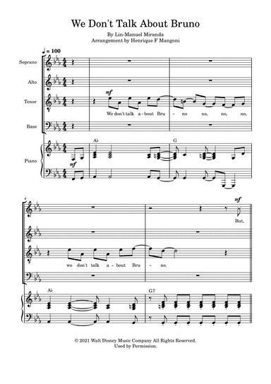 We Don't Talk About Bruno (arr. Henrique F Mangoni)