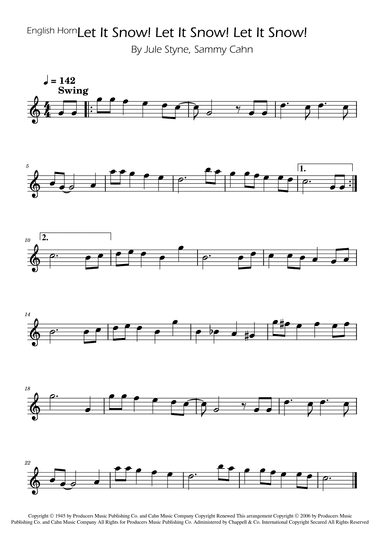 Let It Snow! Let It Snow! Let It Snow! (arr. Ygor Nunes)