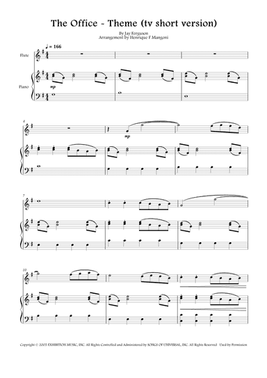 The Office - Theme (arr. Henrique F Mangoni)