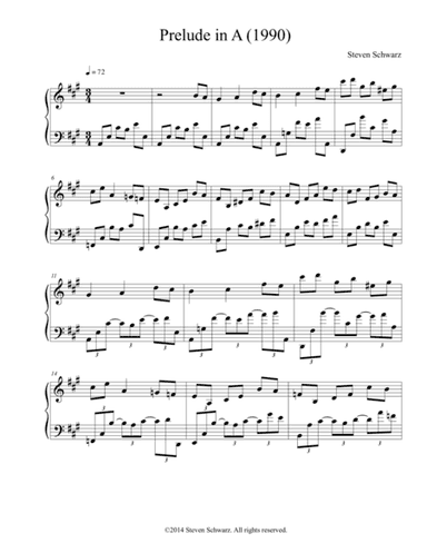Prelude in A (1990)
