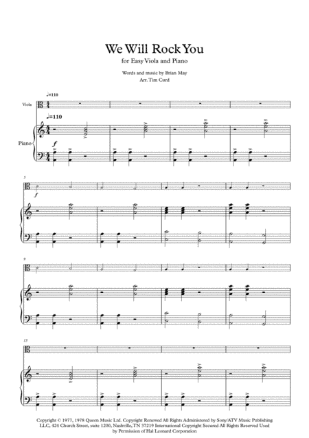 We Will Rock You (arr. Tim Curd)