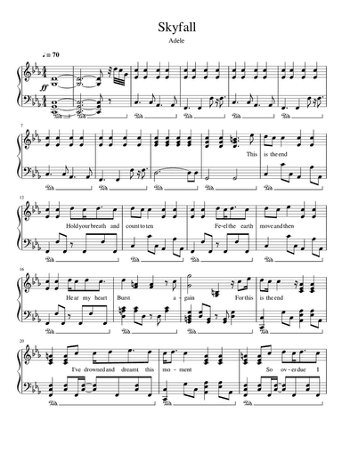 Skyfall (arr. Eduardo Sabino)