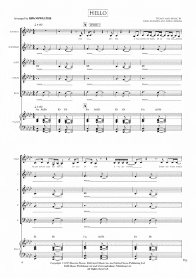 Hello (arr. Simon Walter)