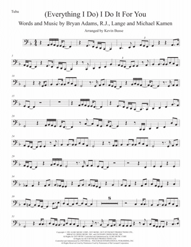 (Everything I Do) I Do It For You (arr. Kevin Busse)