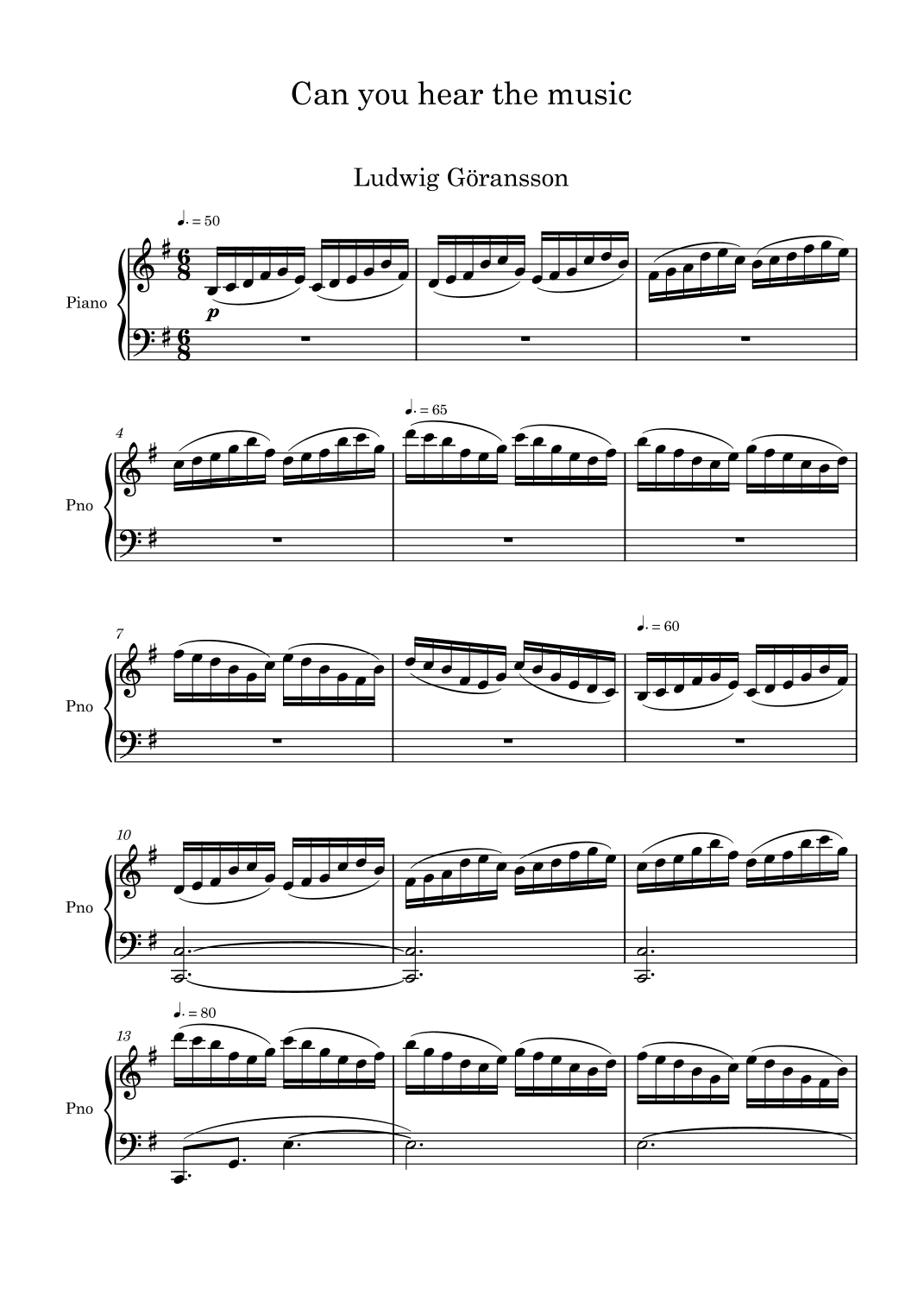 Can You Hear The Music (arr. Harvus Sylvain)