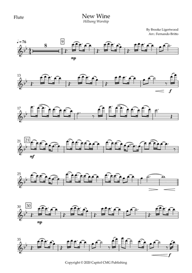 New Wine (arr. Fernando Britto)