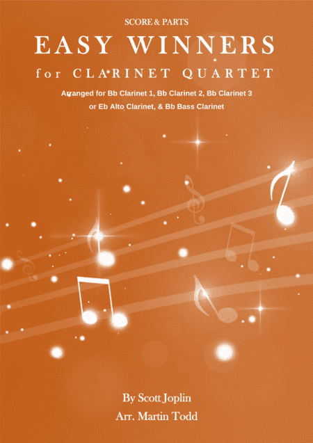 Easy Winners for Clarinet Quartet (arr. Martin Todd)