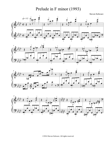 Prelude in F minor (1993)
