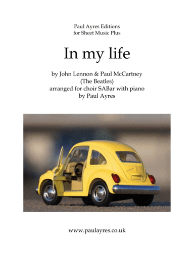 In My Life (arr. Paul Ayres)
