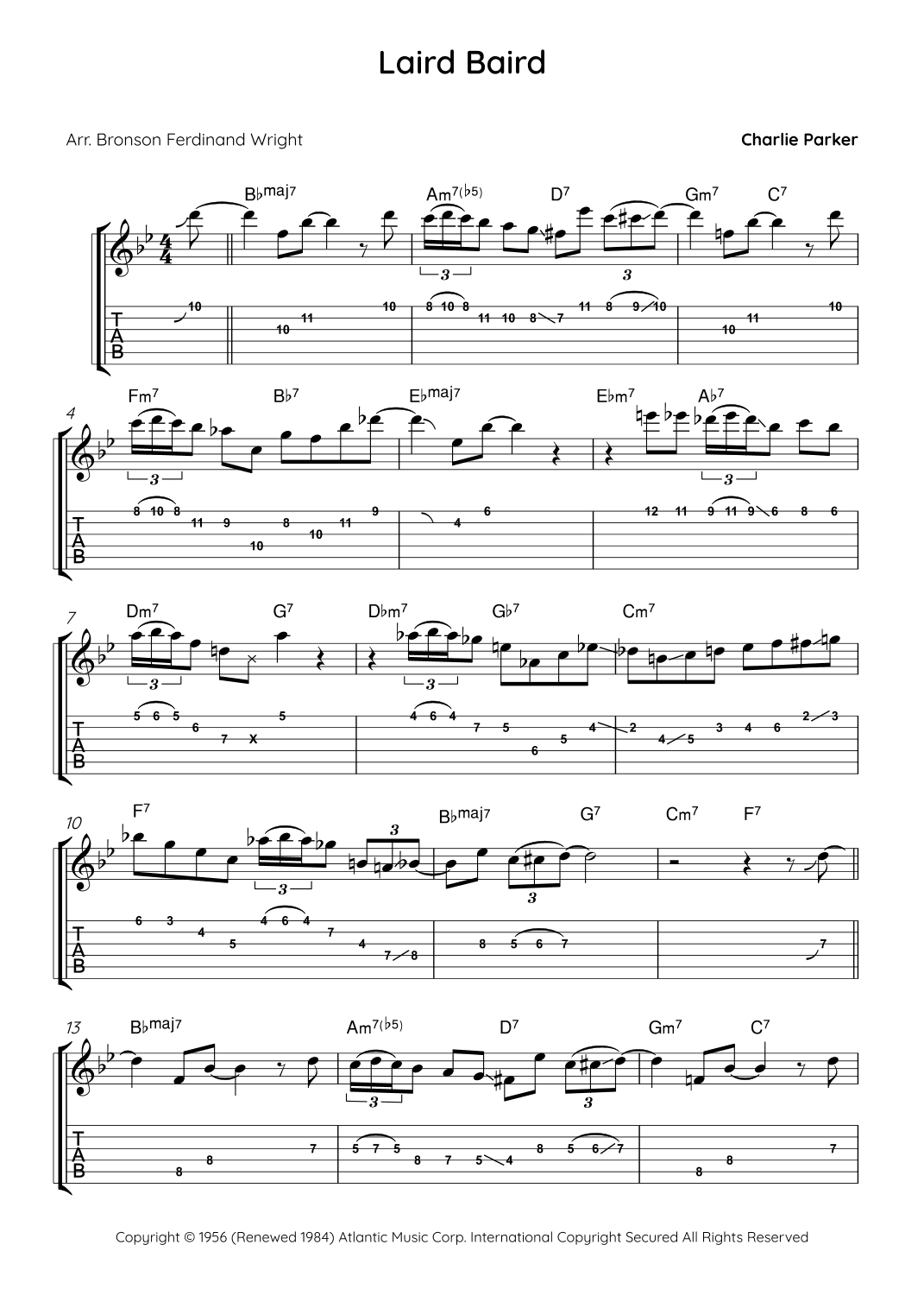 Laird Baird (arr. Bronson Ferdinand Wright)