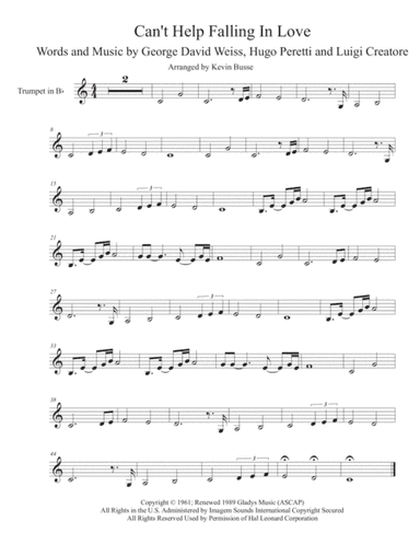Can't Help Falling In Love (arr. Kevin Busse)