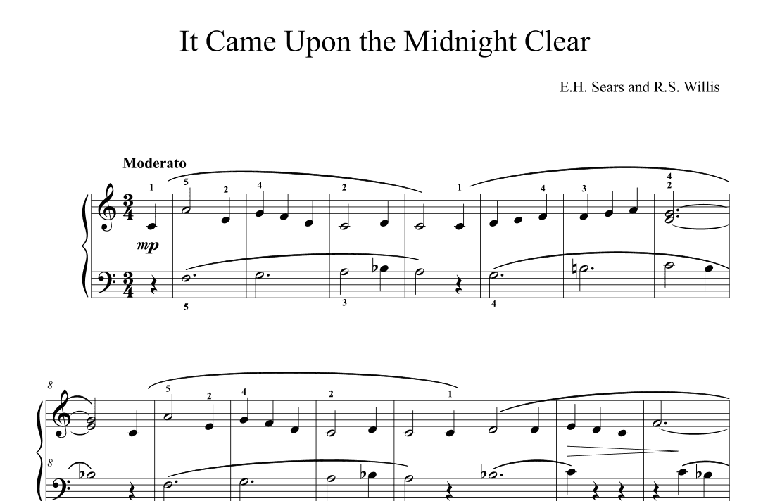 It Came Upon the Midnight Clear (arr. Ben Choupak)
