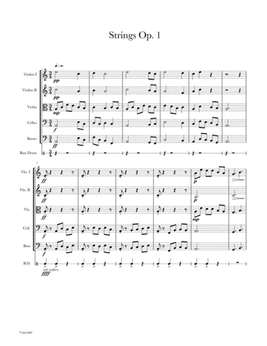 Strings Op.1