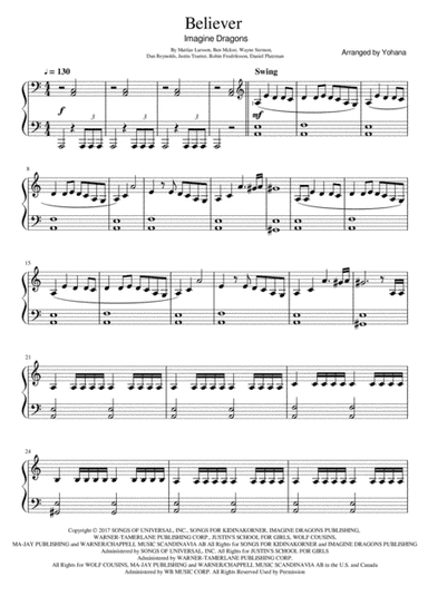Believer (arr. Yohana)