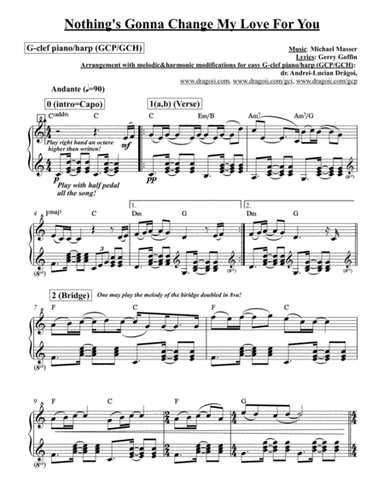 Nothing's Gonna Change My Love For You (arr. Andrei-Lucian Dragoi)