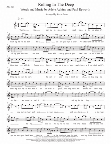 Rolling In The Deep (arr. Kevin Busse)