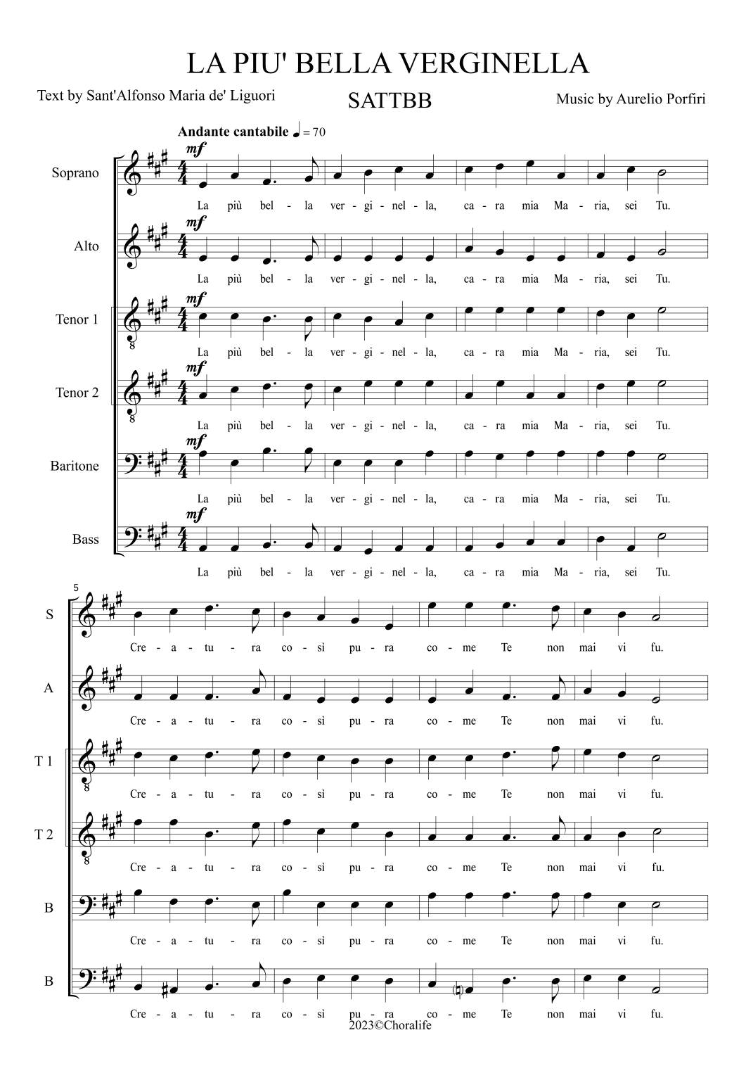 LA PIU' BELLA VERGINELLA