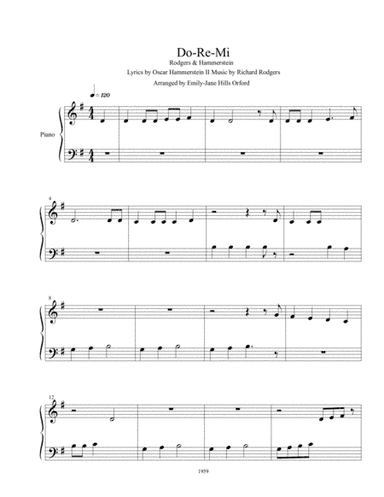 Do-Re-Mi (arr. Emily-Jane Hills Orford)