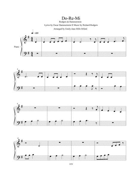 Do-Re-Mi (arr. Emily-Jane Hills Orford)