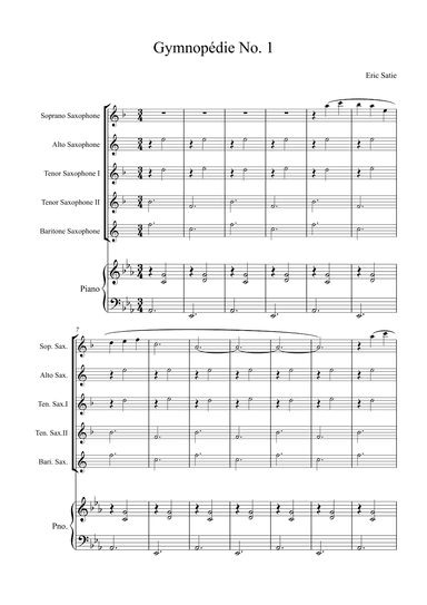 Gymnopédie No. 1 (arr. Alex Nunes Rodrigues)