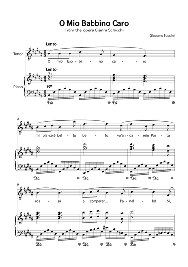 O Mio Babbino Caro (arr. Jackson Spindler)