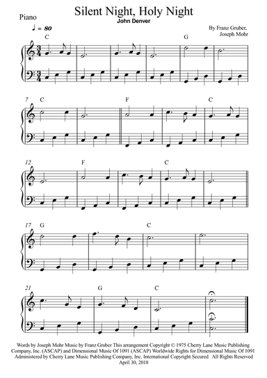 Silent Night, Holy Night (arr. Wesley S. SIlva)