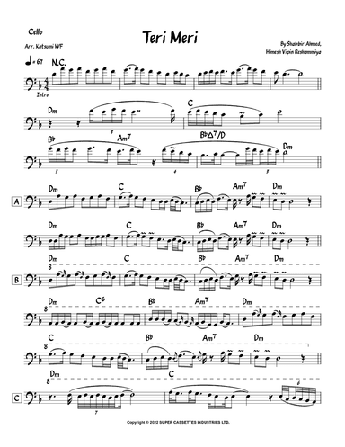 Teri Meri (arr. Katsumi WF)