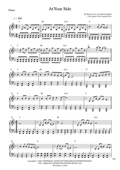 At Your Side (arr. Wesley S. SIlva)