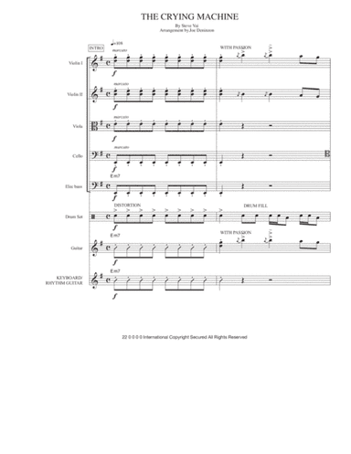 The Crying Machine (arr. Joe Deninzon)