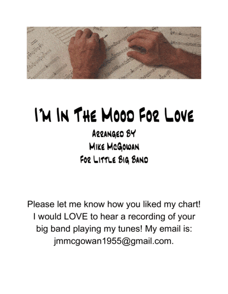 I'm In The Mood For Love (arr. Mike McGowan)