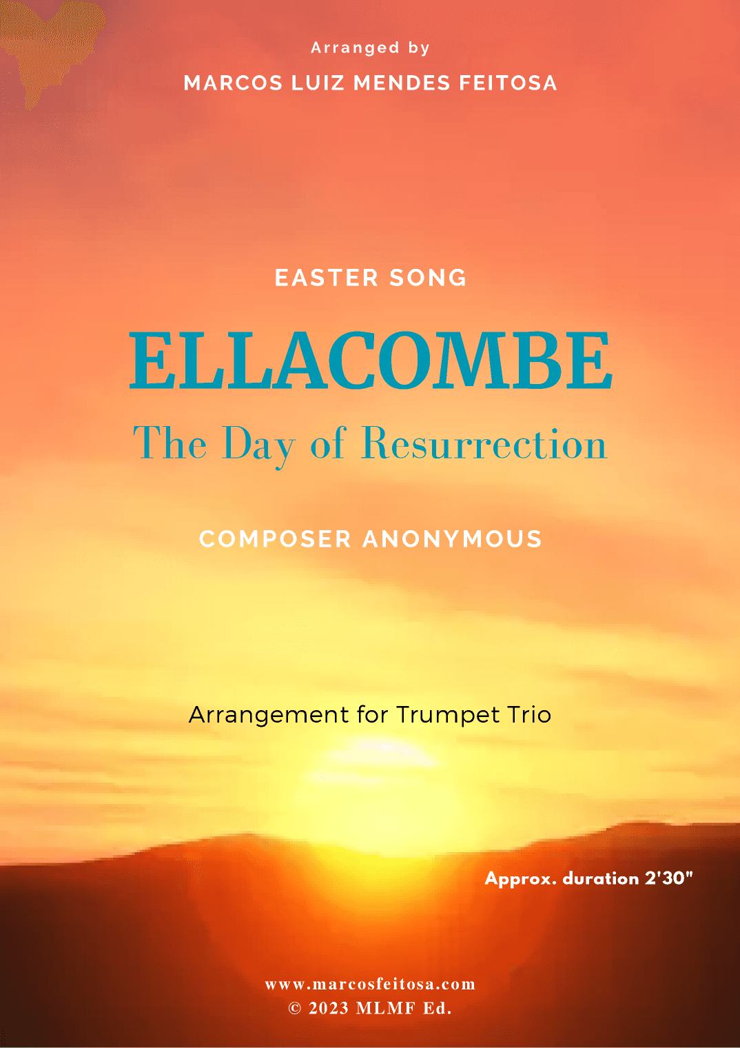 ELLACOMBE (The Day of Resurrection) - Trumpet Trio (arr. MARCOS LUIZ MENDES FEITOSA)
