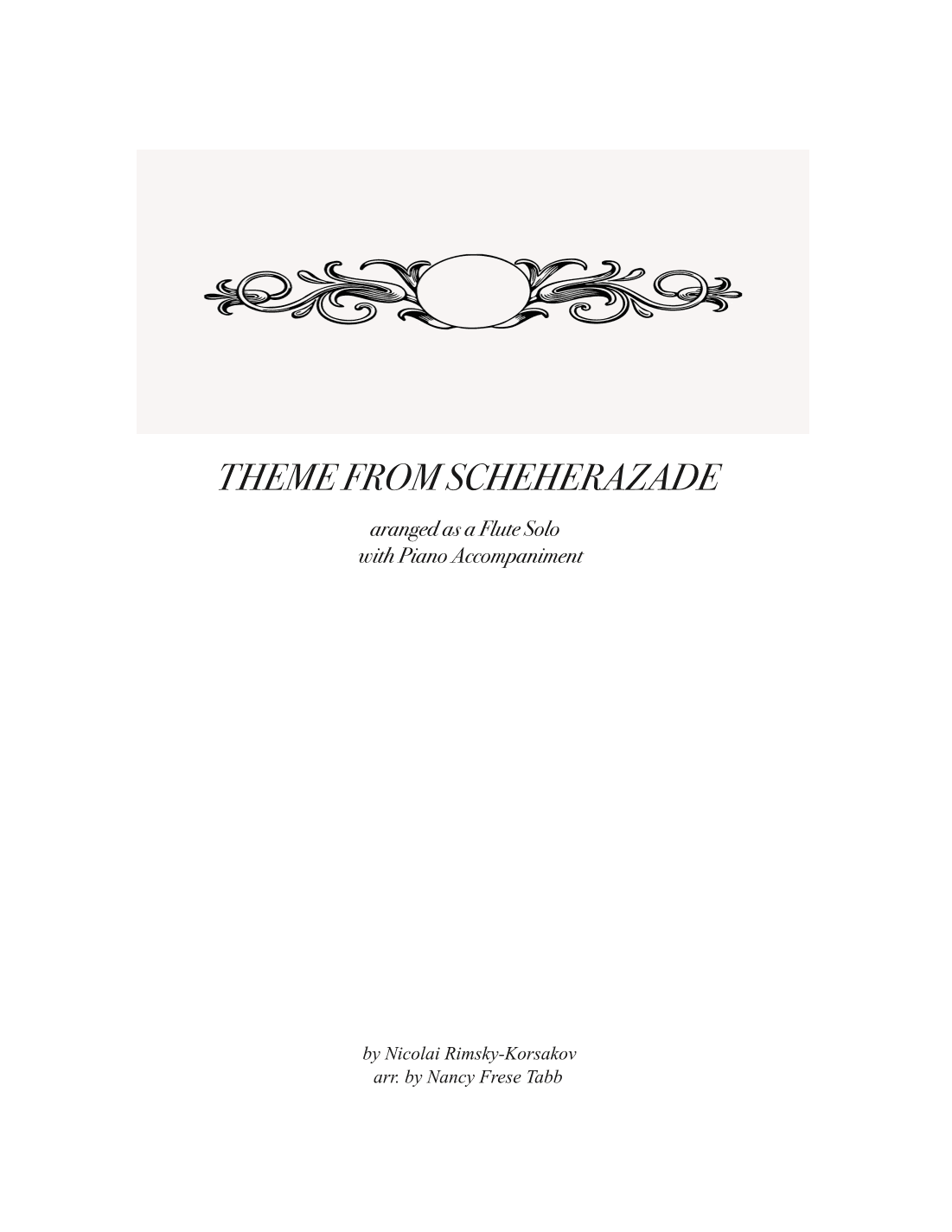 Scheherazade (Movement III) (arr. Nancy Frese Tabb)