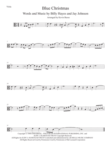 Blue Christmas (arr. Kevin Busse)