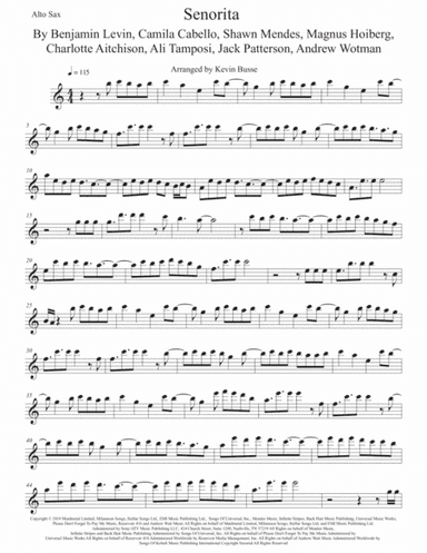 Senorita (arr. Kevin Busse)