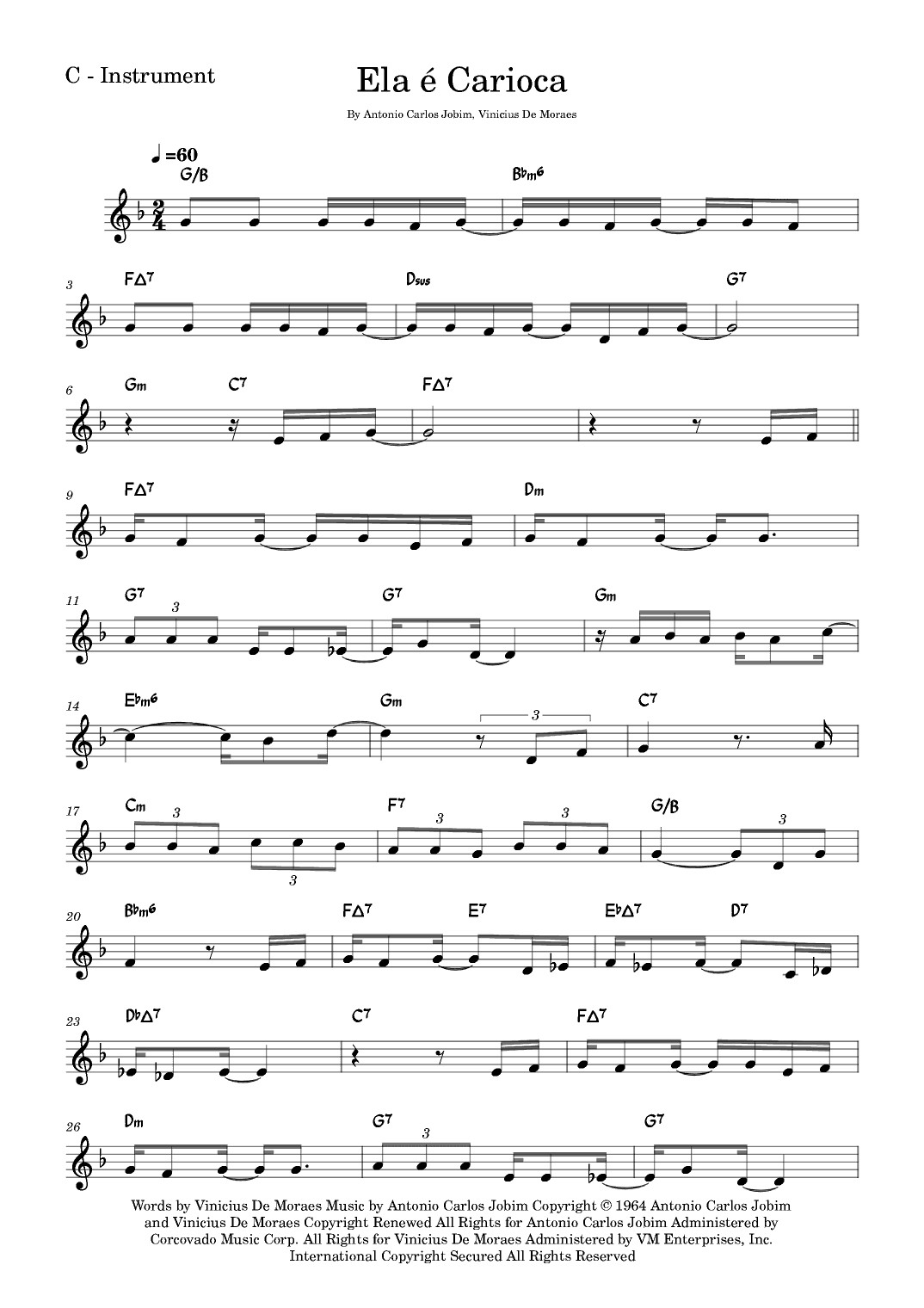 Ela 'e Carioca (arr. Fabio Eduardo de Oliveira)