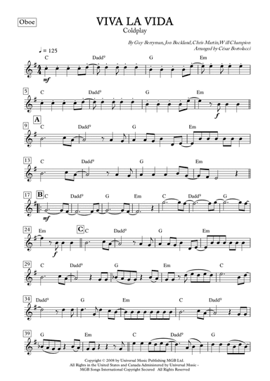 Viva La Vida (arr. ACT Bortolucci)