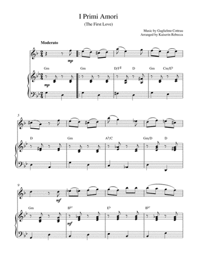 I Primi Amori (The First Love) (arr. Kaiserin Rebecca)