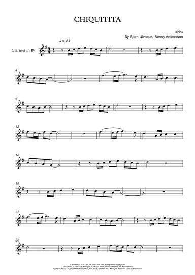 Chiquitita (arr. Rebeca Goncalves)