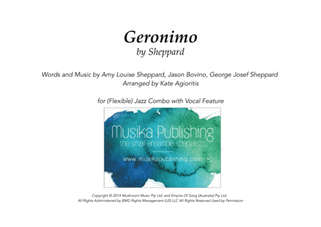 Geronimo (arr. Kate Agioritis)