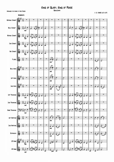 Gwalchmai - Hymn tune arranged for brass band (arr. Mike Eades)