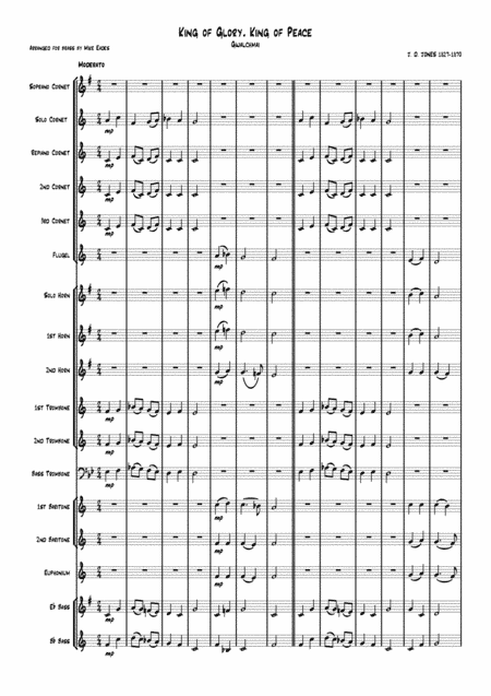 Gwalchmai - Hymn tune arranged for brass band (arr. Mike Eades)