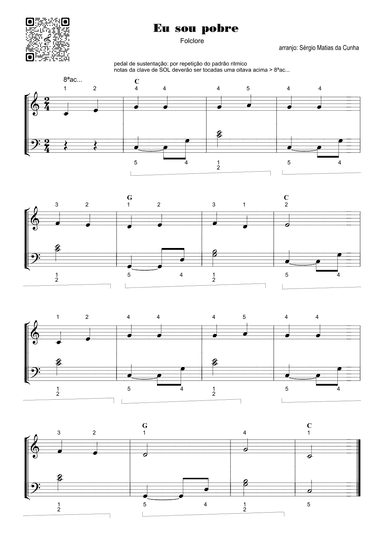 Eu sou pobre - Fase2 (arr. Sérgio Matias da Cunha)