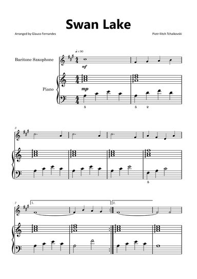 Swan Lake (arr. Glauco Fernandes)
