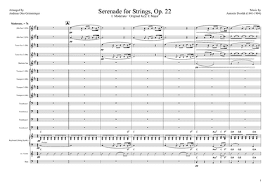 Dvorak: Serenade for Strings, Op. 22: I. Moderato - FOR BIGBAND (arr. Andreas Otto Grimminger)