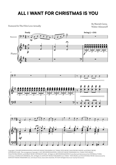 All I Want For Christmas Is You (arr. Cadenza Editions)