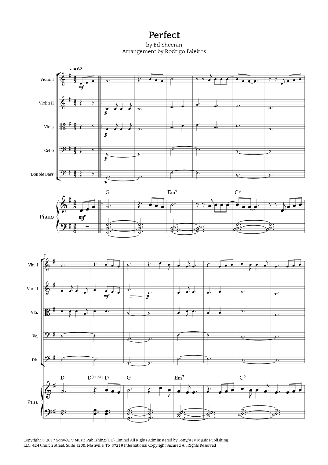 Perfect (arr. Rodrigo Faleiros)